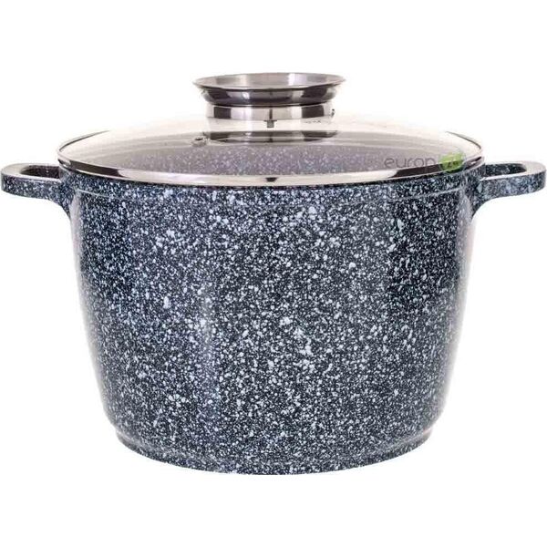 Edenberg Garnek marmurowy z pokrywką Klausberg KB 7525 6.2L na indukcję 24 cm