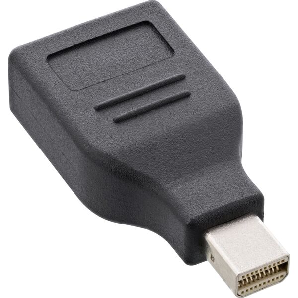 Adapter AV InLine DisplayPort Mini - DisplayPort czarny (17196B)