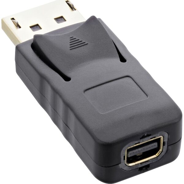 Adapter AV InLine DisplayPort Mini - DisplayPort czarny (17196A)