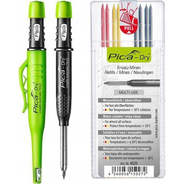 Pica-Marker Pica DRY Bundle with 1x Marker + 1x Refills No. 4020