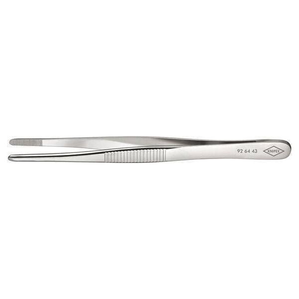 Knipex Pinceta precyzyjna, niklowana,końcówki zaokraglone 120mm 3mm