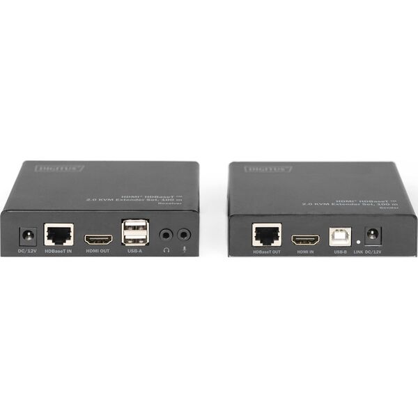 System przekazu sygnału AV Digitus Adap Digitus HDMI HDBaseT 2.0 Extender Set 100m