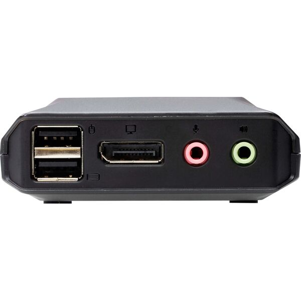 Przełącznik Aten ATEN CS52DP 2-Port USB-C DisplayPort Hybrid Cable KVM Switch