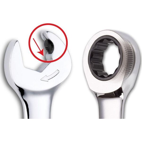 SATA SATA KLUCZ PŁASKO-OCZKOWY  11mm Z PODWÓJNĄ GRZECHOTKĄ