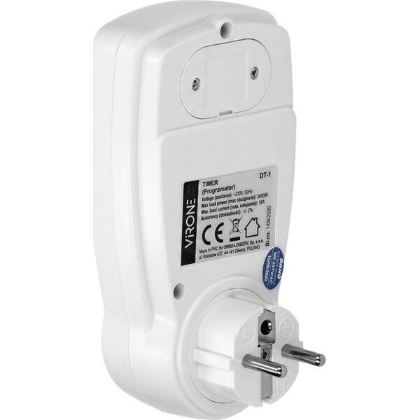 Orno Elektroniczny programator czasowy DT-1 z wyświetlaczem LCD
