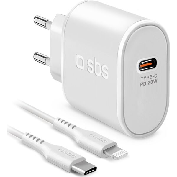 Ładowarka SBS Mobile 1x USB-C 3 A (TETRKITPD20LIGW)