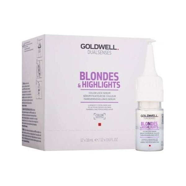 GOLDWELL_Dualsenses Blondes&amp|High Color Lock Serum serum do włosów farbowanych 12x18ml