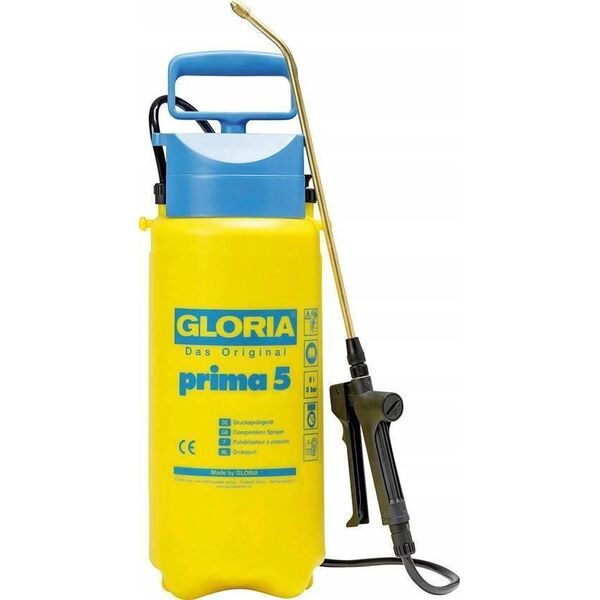 Gloria Ręczny Opryskiwacz Ciśnieniowy Ogrodowy Prima 5 5L