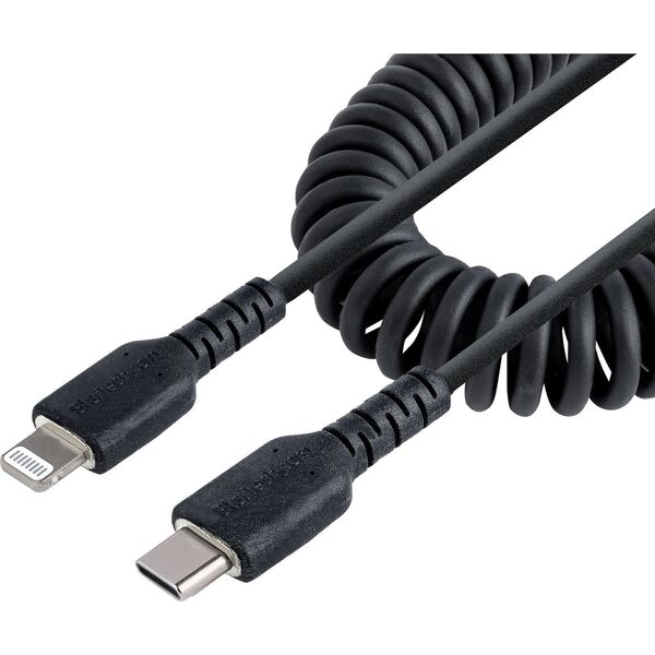 Kabel USB StarTech USB-C - Lightning 1 m Czarny (RUSB2CLT1MBC)