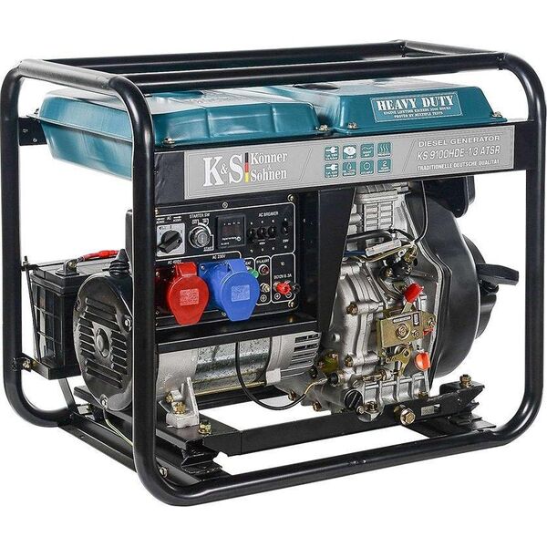 Agregat Knner & Shnen KNNER & SHNEN AGREGAT/GENERATOR PRĄDOTWÓRCZY DIESEL 7,0kW 230/400V KS 9100HDE-1/3 ATSR