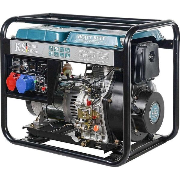Agregat Knner & Shnen KNNER & SHNEN AGREGAT/GENERATOR PRĄDOTWÓRCZY DIESEL 7,0kW 230/400V KS 9100HDE-1/3 ATSR