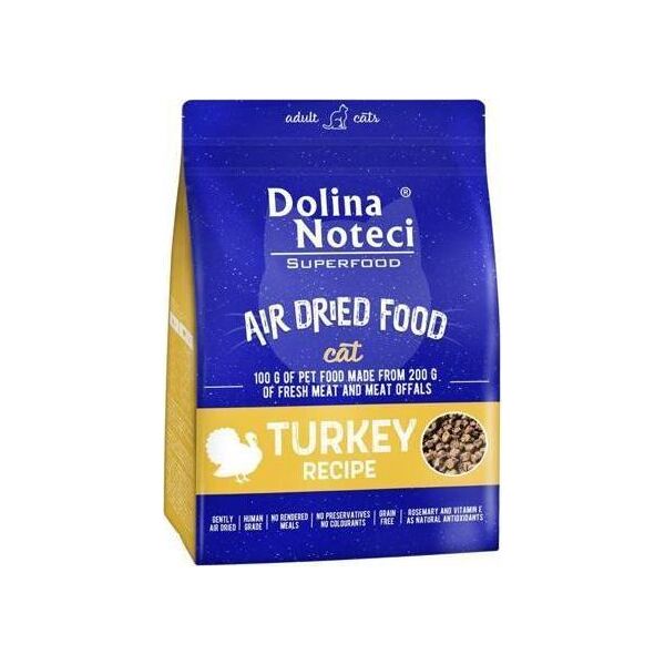 Dolina Noteci DOLINA NOTECI Superfood Danie z indyka- karma suszona dla kota 1kg