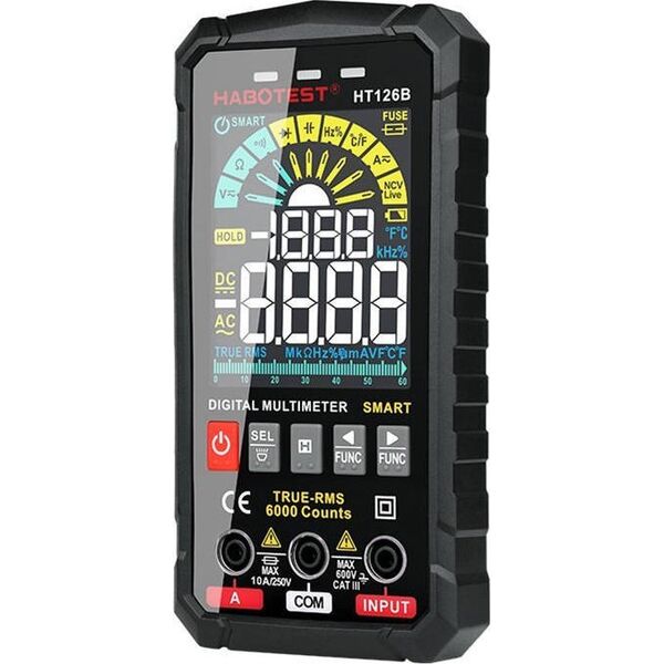 Habotest Cyfrowy multimetr uniwersalny (HT126B)