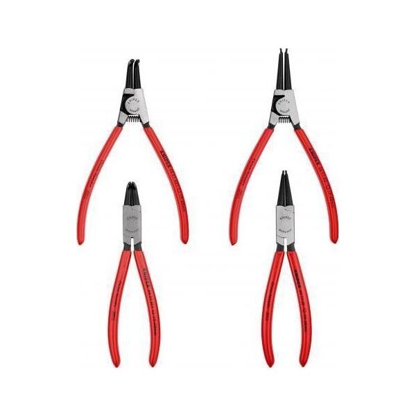 Knipex ZESTAW SZCZYPIEC DO PIERŚCIENI OSADCZYCH 4CZ.