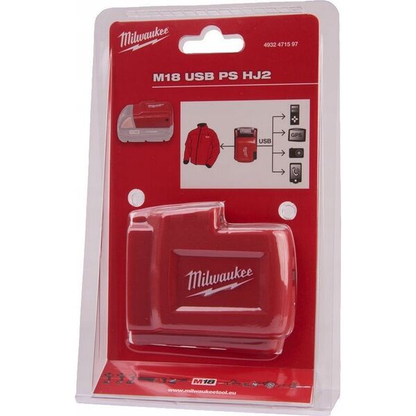 Milwaukee USB maitinimo saltinis MILWAUKEE M18(tm) PS HJ