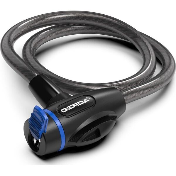Gerda Zapięcie rowerowe FLEX 650/10T Czarny Uniwersalny