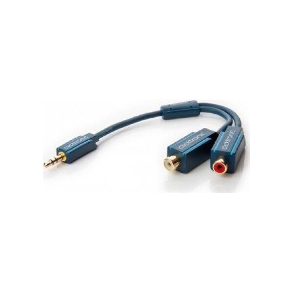 Adapter AV Clicktronic Adapter Y MP3 - Długość kabla 0.1 m