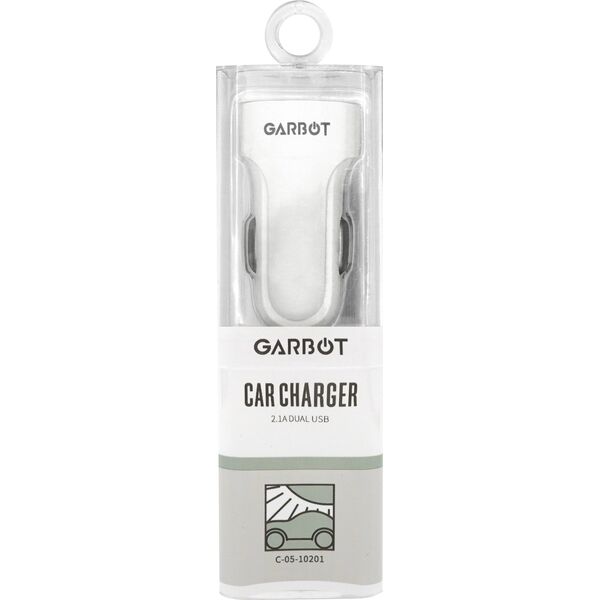 Ładowarka Garbot Garbot Grab&Go Dual USB Car Charger 10W White