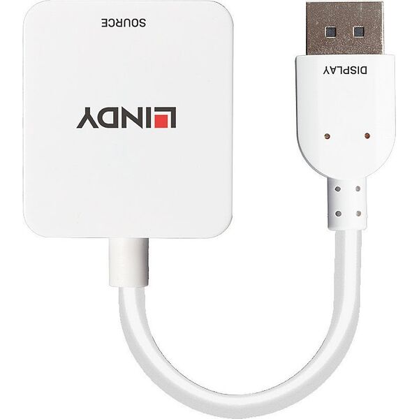 Adapter AV Lindy DisplayPort - HDMI biały (38303)