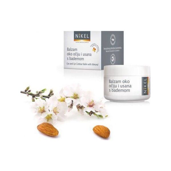 Nikel NIKEL, Balsam pod oczy i wokół ust z Olejkiem Migdałowym głęboko nawilżający, 15ml