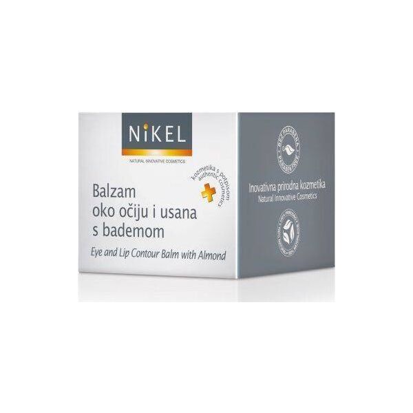 Nikel NIKEL, Balsam pod oczy i wokół ust z Olejkiem Migdałowym głęboko nawilżający, 15ml