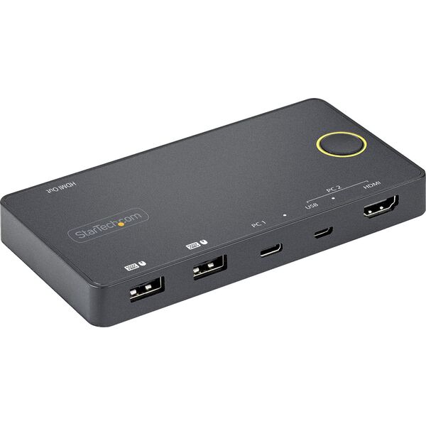 StarTech 2 PORT HYBRID USB-C KVM SWITCH 2 PORT HYBRID USB-C KVM SWITCH