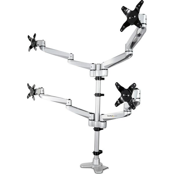 StarTech Uchwyt biurkowy na 3 monitory do 13" - 30" (ARMQUADPS)