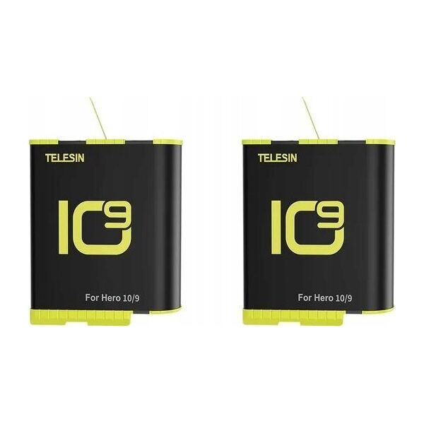 Telesin Wodoodporna ładowarka trójkanałowa Allin box Telesin dla GoPro Hero 9 / Hero 10 + 2 akumulatory (GP-BTR-905-GY-B)