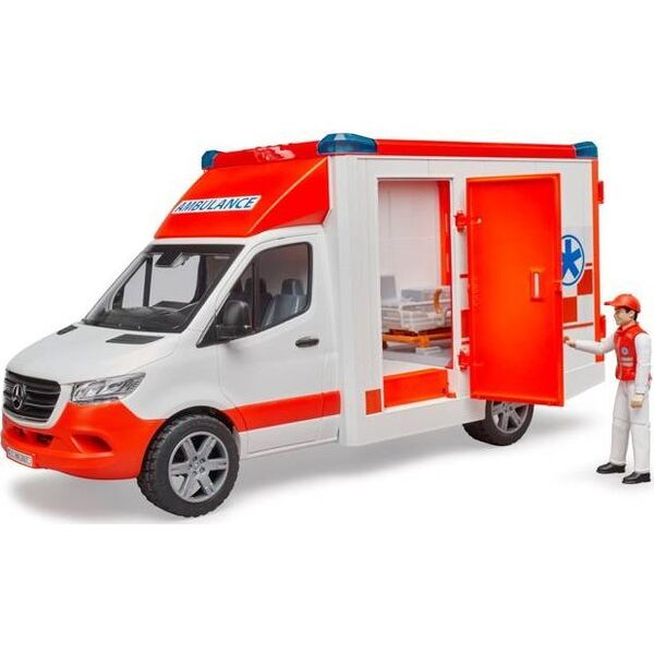 Bruder Bruder 02676 Karetka z figurką Ratownika Mercedes