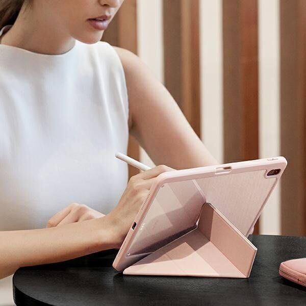 Etui na tablet Uniq UNIQ etui Moven iPad Air 10.9 (2022/2020) Antimicrobial różowy/ blush pink