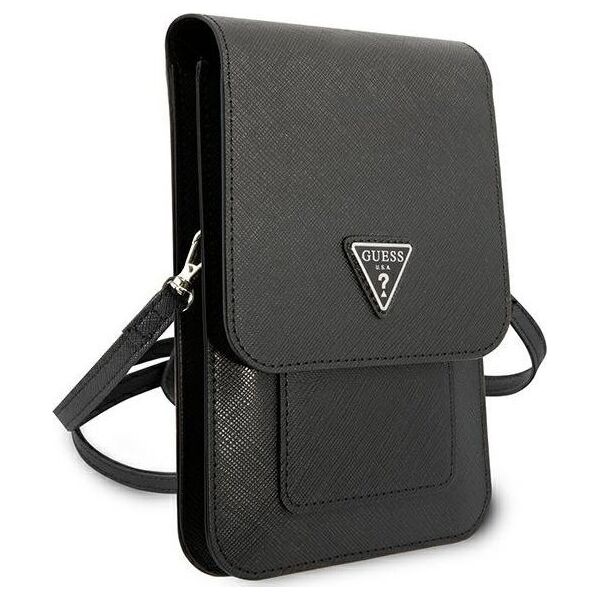 Guess Guess Torebka GUWBSATMBK czarny/black Saffiano Triangle