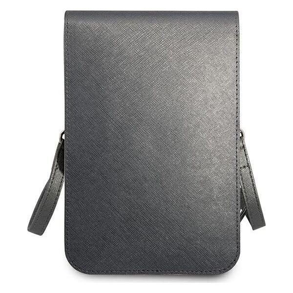 Guess Guess Torebka GUWBSATMGR szary/grey Saffiano Triangle
