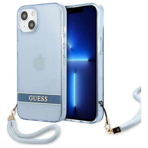Guess Guess GUHCP13MHTSGSB iPhone 13 6,1" niebieski/blue hardcase Translucent Stap