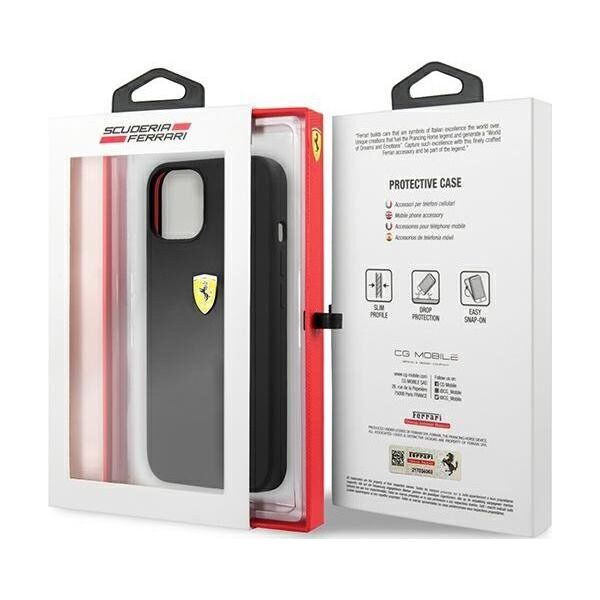 Ferrari Ferrari FESSIHCP13SBK iPhone 13 mini 5,4" czarny/black hardcase Silicone