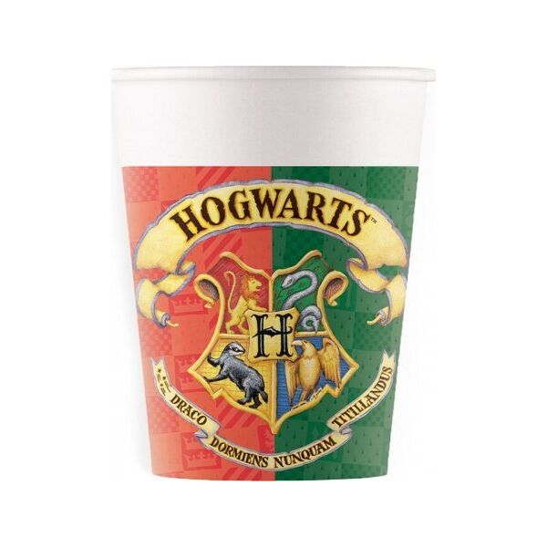 PROCOS Kubeczki papierowe Harry Potter, 200 ml, 8 szt.  one size