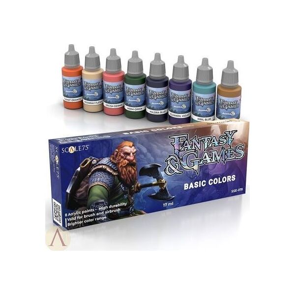 Scale75 Scale75: Fantasy & Games - Paint Set - Basic Colors