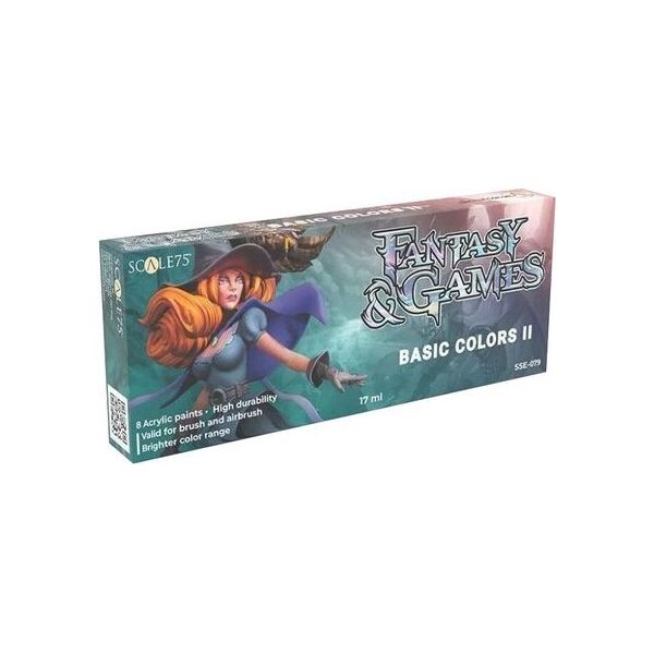 Scale75 Scale75: Fantasy & Games - Paint Set - Basic Colors II