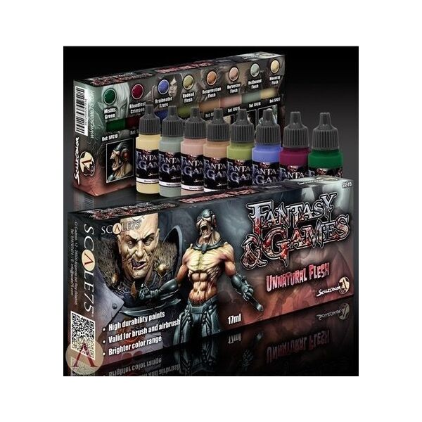Scale75 Scale75: Fantasy & Games - Paint Set - Unnatural Flesh