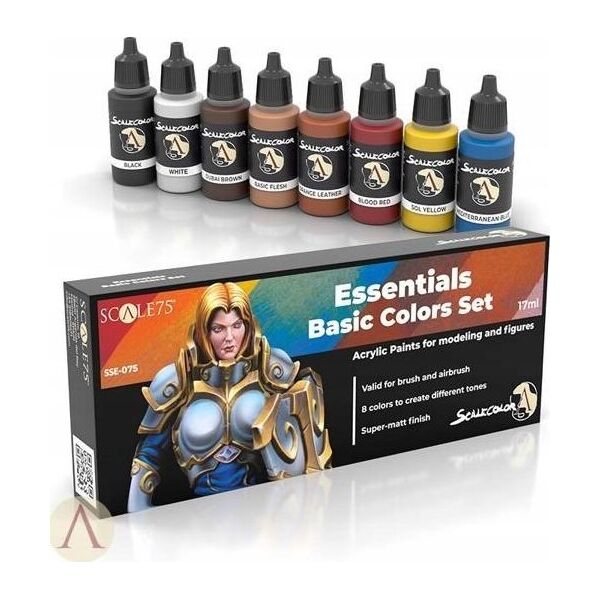 Scale75 Scale75: Essentials Basic Colors Paint Set