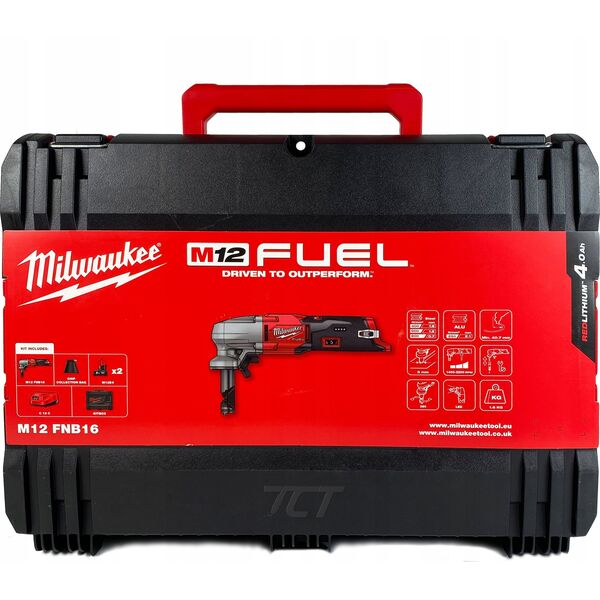 Milwaukee Akumuliatorines adatines skardos zirkles MILWAUKEE M12 FNB16-0