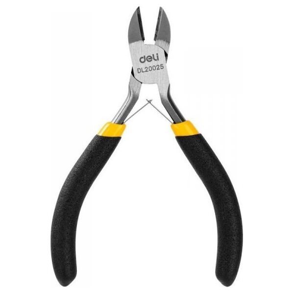 Deli Szczypce tnące boczne Deli Tools EDL20025, 5" (żółte)