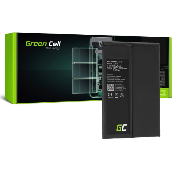 Bateria Green Cell Bateria Green Cell A1512 do Apple iPad Mini 2 A1489 A1490 A1600 A1491 A1599 2nd Gen iPad Mini 3 A1600 A1601