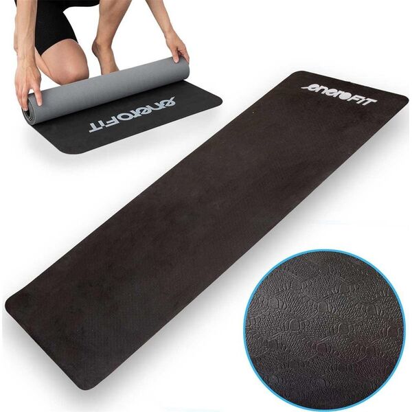 Mata TPE do Jogi i fitness czarno-szara