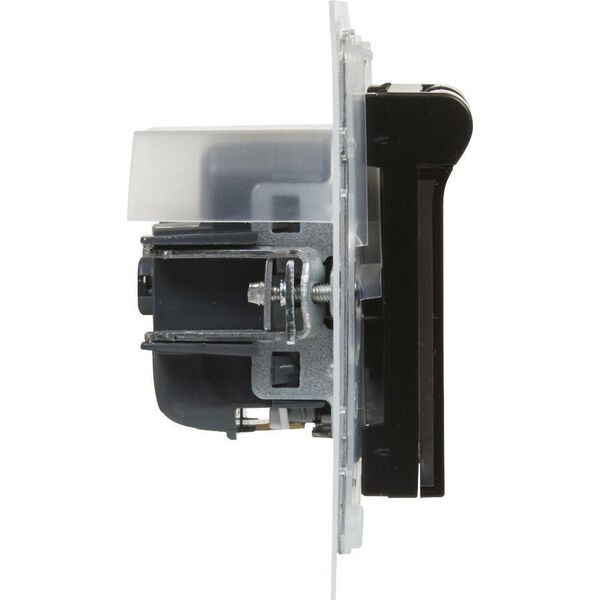 Legrand SUNO - Gniazdo SCHUKO 2P+Z- 16 A - 250 V~ - z przesłoną IP44 - zaciski automatyczne, Czarny - Legrand 721423 himp