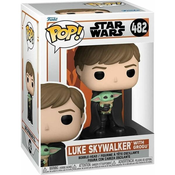 Figurka Funko Pop Funko POP! Star Wars Mandalorian Luke Skywalker With Grogu Figurka Winylowa 482 58290