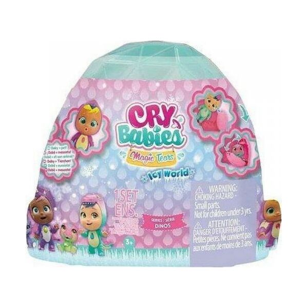 Cry Babies Lalka z Akcesoriami Cry Babies Magic Tears Dinos 12 Części 8 Sztuk