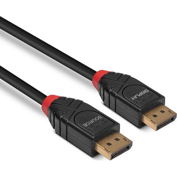 Kabel Lindy DisplayPort - DisplayPort 7.5m czarny (41168)