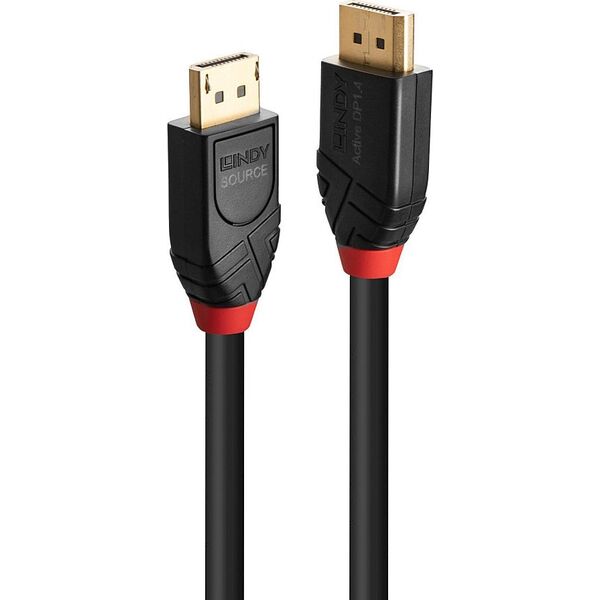 Kabel Lindy DisplayPort - DisplayPort 7.5m czarny (41168)