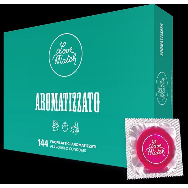PREZERWATYWY-LOVE MATCH ARROMATIZATO - 144 PACK