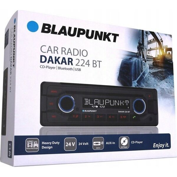 Radio Blaupunkt BLAUPUNKT Dakar 224 BT - 24V / Heavy Duty / Bluetooth